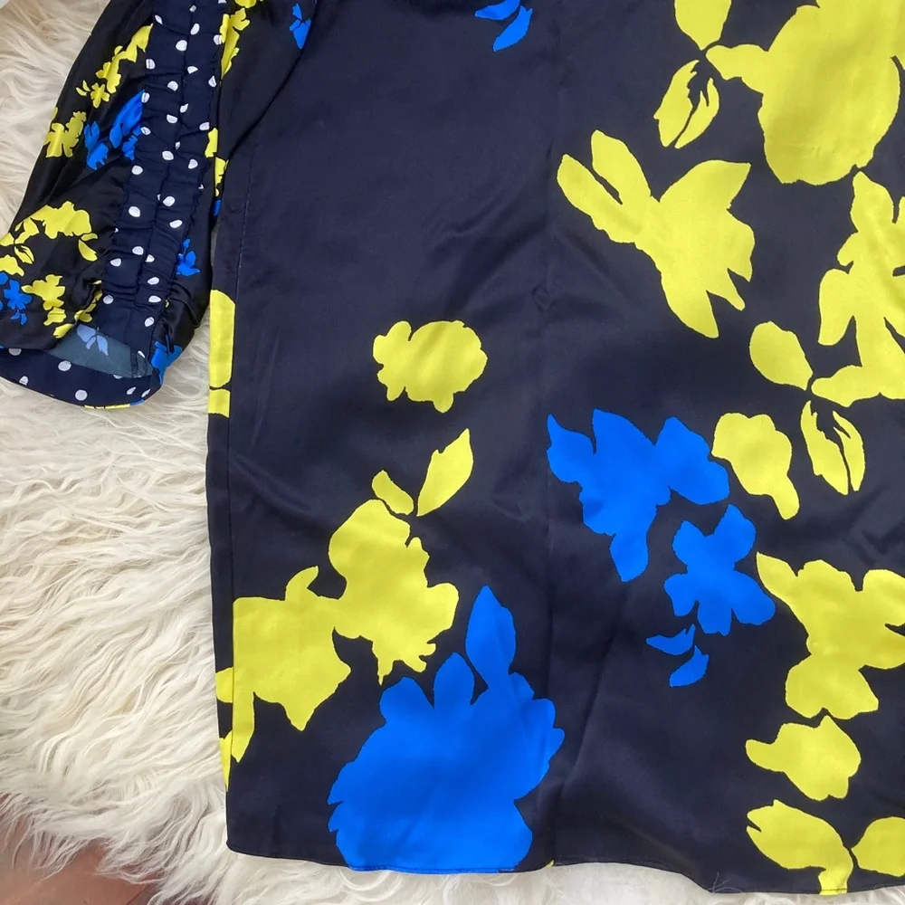 TANYA TAYLOR Camo Print Satin Florence Dress - Picture 8 of 14